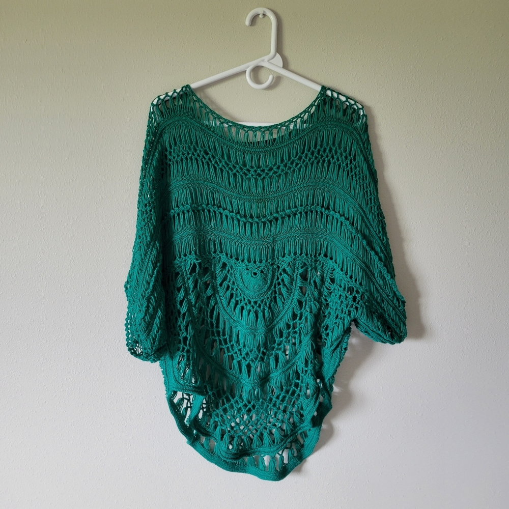 Kaktus Green Cover Up Shawl Size XL